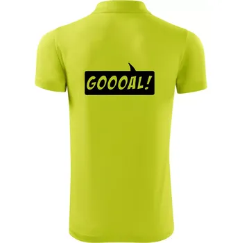 Pánská košile Goooal - Polokošile Victory sportovní (dresovina) - M ( Limetková )