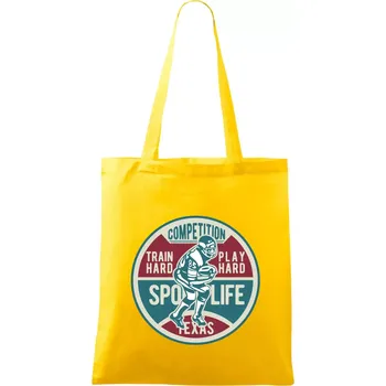 Football Competition - Taška bavlněná - 42 x 38 cm ( Žlutá )