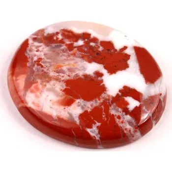 Drahý kámen Kabošon Red Jaspis č.403 (33x27x6mm)