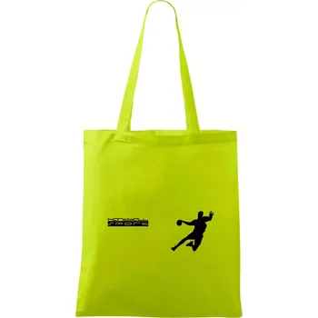 Handball sport - Taška bavlněná - 42 x 38 cm ( Limetková )