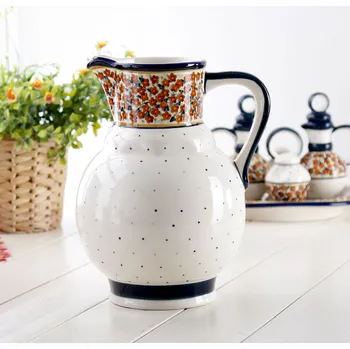 Keramický džbán na vodu Bolesławiec 1,8 l - dek. DU52