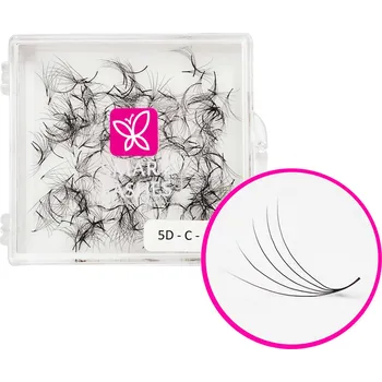 Umělé řasy Sypané 5D - C - 0.07