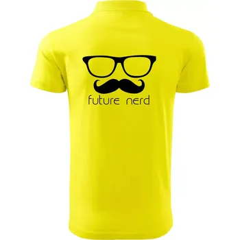 Pánská košile Future nerd - Polokošile pánská Pique Polo 203 - 4XL ( Citrónová )