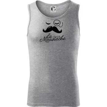 Pánské termoprádlo La Mustache - Tílko pánské Core - S ( Tmavě šedý melír )