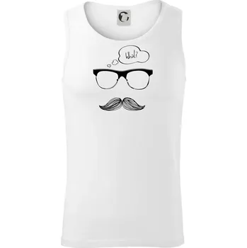 Pánské termoprádlo Mustache what? - Tílko pánské Core - XL ( Bílá )
