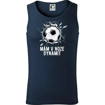 Mám v noze dynamit - Tílko pánské Core - 2XL ( Námořní modrá (velmi tmavá - téměř černá) )