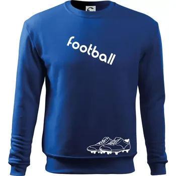 FOOTBALL nápis šikmo - Mikina Essential dětská - 146 cm/10 let ( Královská modrá )