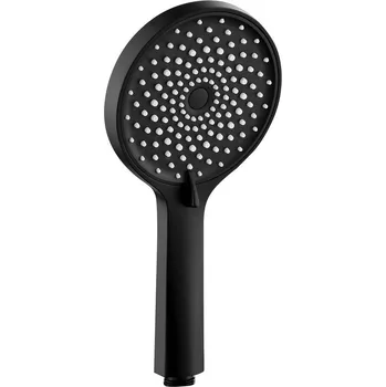 Sprchová hlavice Sprchová Hlavice s masáží, 4 funkce, průměr 123 mm, matná černá