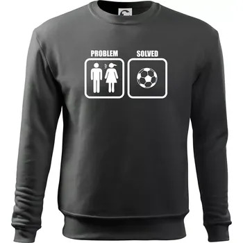 Chlapecké tričko Problém fotbal - Mikina Essential dětská - 146 cm/10 let ( Tmavá břidlice (šedá se zeleným nádechem) )