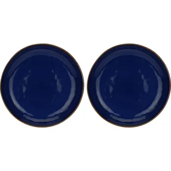 Hluboké jídelní talíře z kamene ROSE TULIPANI CONCERTO BLU COBALTO 30 cm 2 ks.