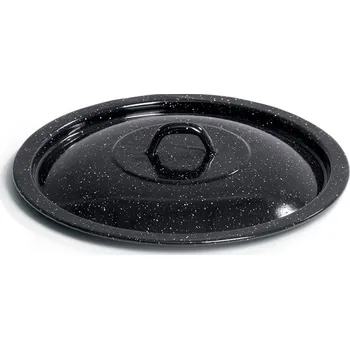 Poklice CALDARE ČERNÉ smaltované víko pro maďarskou konvici 34 cm