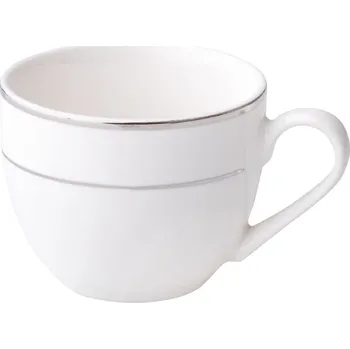 AMBITION Aura Silver 90 ml - porcelánový espresso šálek