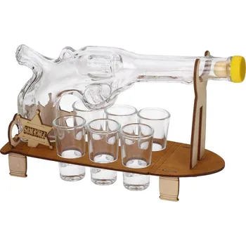 Skleněná karafa se sklenicemi ANAPOL SHERIFF 0,2 l