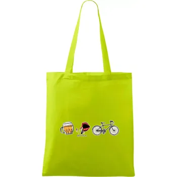 Hattrick kolo - Taška bavlněná - 42 x 38 cm ( Limetková )