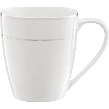 AMBITION Aura Silver 360 ml - porcelánový hrníček