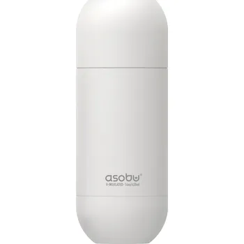 Láhev ASOBU ORB White 0,42 l - termoska z nerezové oceli