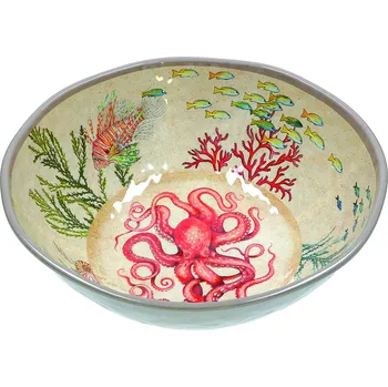 Miska / Salátová mísa z melaminu ROSE TULIPANI SEA LIFE 36 cm
