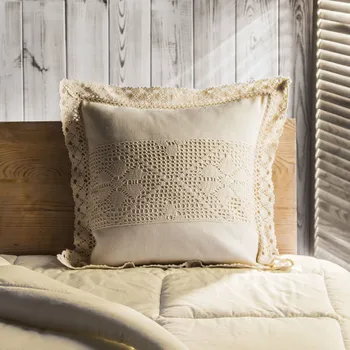 Povlak na polštářek Dekorační povlak na polštář bavlněný JEDEKA JAGNA 1511 ECRU 40 x 40 cm