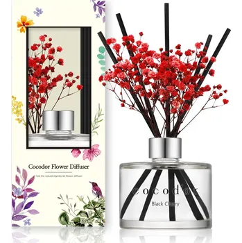 Aroma difuzér Vonné tyčinky s difuzérem COCODOR BLACK CHERRY FLOWER 200 ml