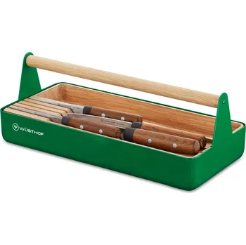 WUSTHOF Urban Farmer 4 ks hnědá - sada kuchyňských nožů z nerezové oceli