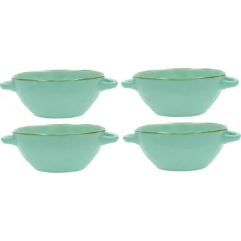 Keramické vývary ROSE TULIPANI CONCERTO VERDE ACQUA 600 ml 4 ks.