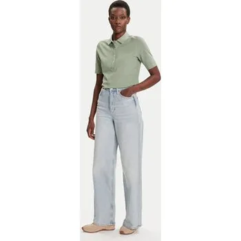 Pánská košile Gant Polokošile Shield 4202231 Zelená Slim Fit L