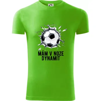 Mám v noze dynamit - Viper FIT - Pánské zůžené tričko - S ( Apple Green )