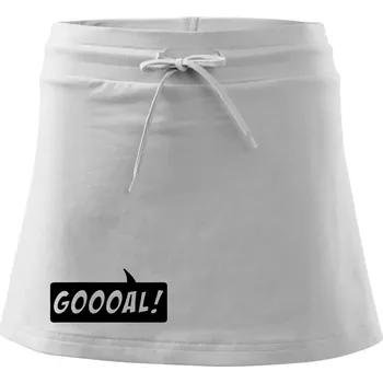 Dámská sukně Goooal - Sportovní sukně - two in one - M ( Bílá )