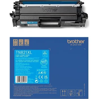 Počítačové příslušenství BROTHER toner TN-821XLC, cyan, 9000str., HL-L9430CDN, HL-L9470CDN, MFC-L9670CDN, O