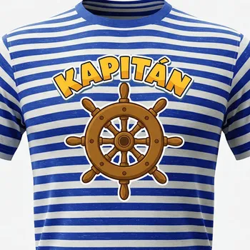 Pánské tričko Námořnické tričko vodácké Kapitán - velikost 140