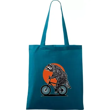 MTB mýval - Taška bavlněná - 42 x 38 cm ( Petrolejová )