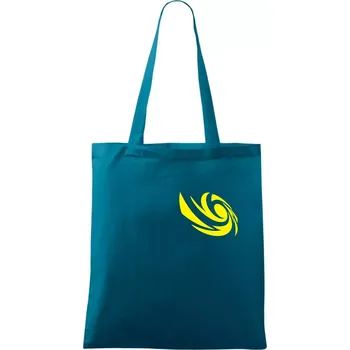 Vortex logo na prso - Taška bavlněná - 42 x 38 cm ( Petrolejová )