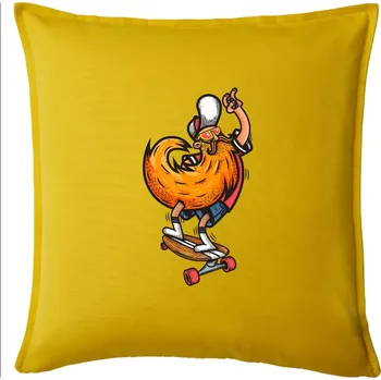 Polštář Mustache board - Polštář 50x50 - 50x50 - Pouze potah ( Žlutá )