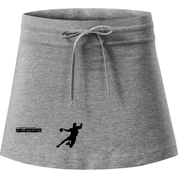 Dámská sukně Handball sport - Sportovní sukně - two in one - S ( Tmavě šedý melír )