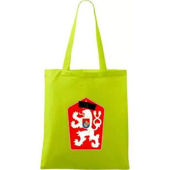 Mistrovství světa v ledním hokeji 1969 znak samostatný bez čísla - Taška bavlněná - 42 x 38 cm ( Limetková )