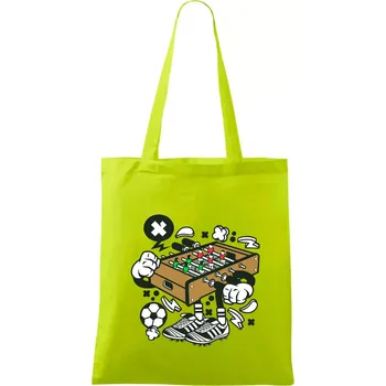 Fotbalový stolňák - Taška bavlněná - 42 x 38 cm ( Limetková )