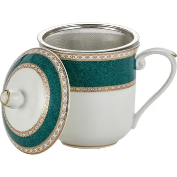 Porcelánový hrníček s konvičkou a víčkem 400 ml