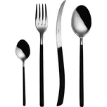 Sada příborů pro 6 osob z nerezové oceli SOLA SWITZERLAND AVANTGARDE BLACK ( 24 kusů )