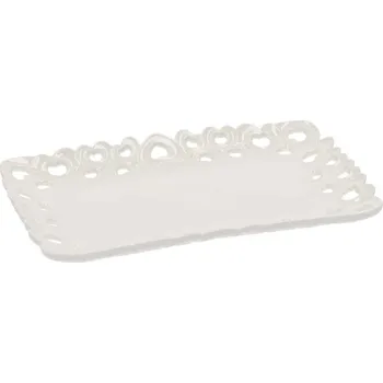 LA PORCELLANA BIANCA Valentino 20 x 13 cm - porcelánový talířek