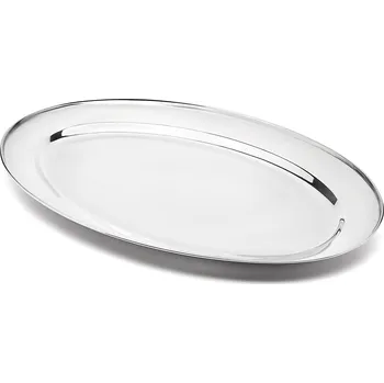 Nerezový talíř 35 x 22 cm