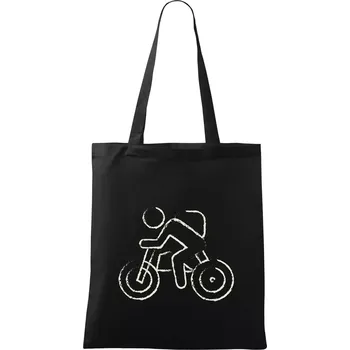 Cyklo nástřik - Taška bavlněná - 42 x 38 cm ( Černá )