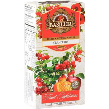 Nápoj Basilur Fruit Cranberry nepřebal 25x2g