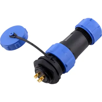 Elektrický konektor SP2110/SP2112 panelový, IP68 voděodolný kabelový spojovací konektor 2-pin