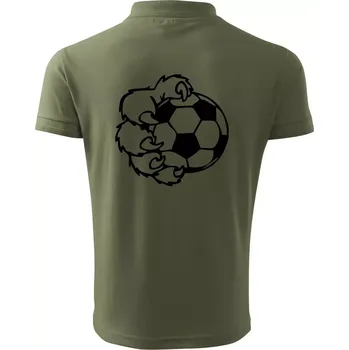 Pánská košile Medvědí tlapa fotbal - Polokošile pánská Pique Polo 203 - 2XL ( Khaki )