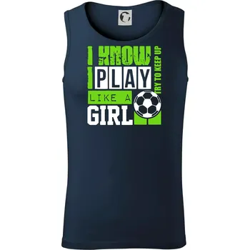 Play girl - Tílko pánské Core - XL ( Námořní modrá (velmi tmavá - téměř černá) )