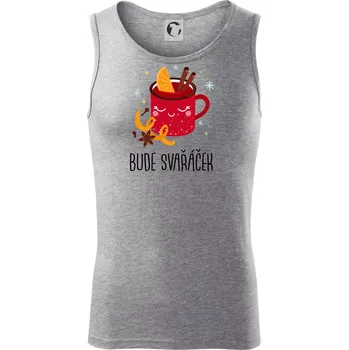 Bude svařáček - plecháček - Tílko pánské Core - L ( Tmavě šedý melír )