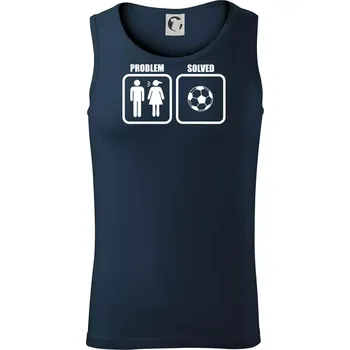 Problém fotbal - Tílko pánské Core - S ( Námořní modrá (velmi tmavá - téměř černá) )