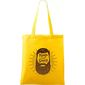 Keep them grow - Taška bavlněná - 42 x 38 cm ( Žlutá )
