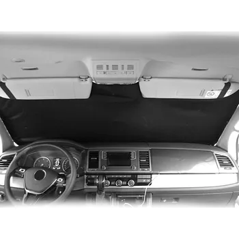 Stínítko do auta Sluneční clony 3 ks pro přední a boční okna VW T5, T6 černé