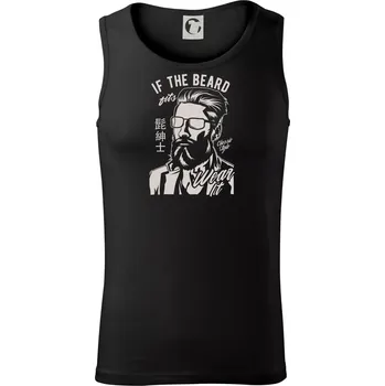 If The Beard Fits Wear It - Tílko pánské Core - 2XL ( Černá )